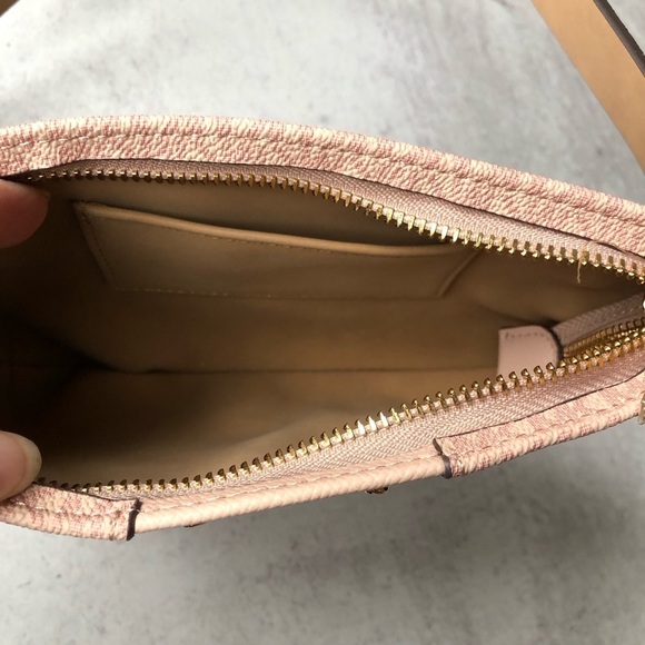 Michael Michael Kors Logo Monogram Belted Waist Bag NWT Rose Pink L/XL - Picture 8 of 10